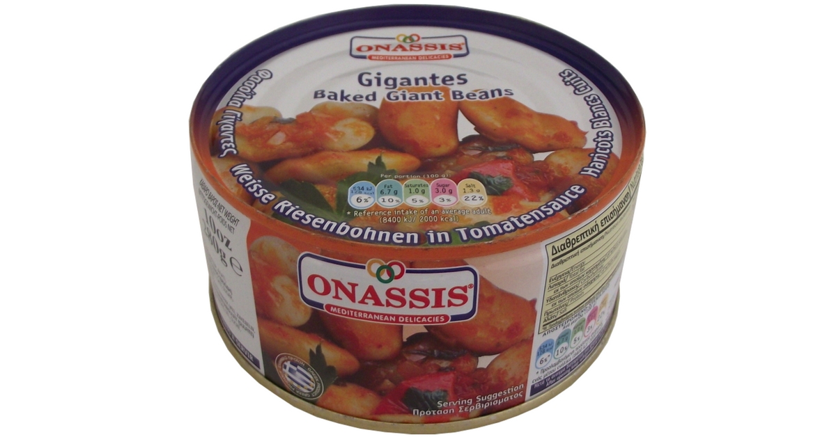Velké bílé fazole v tomatě pečené 280g plech