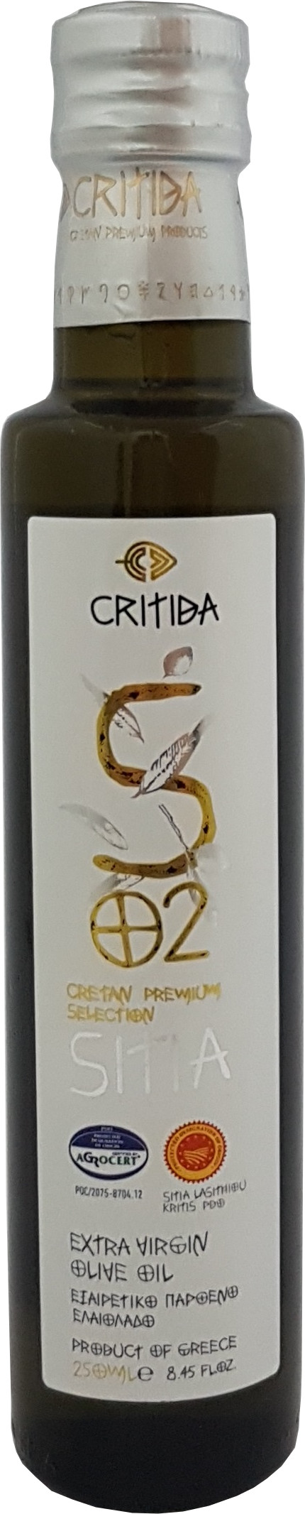 Extra pan. oliv. olej SITIA PDO 250 ml bílá sklo