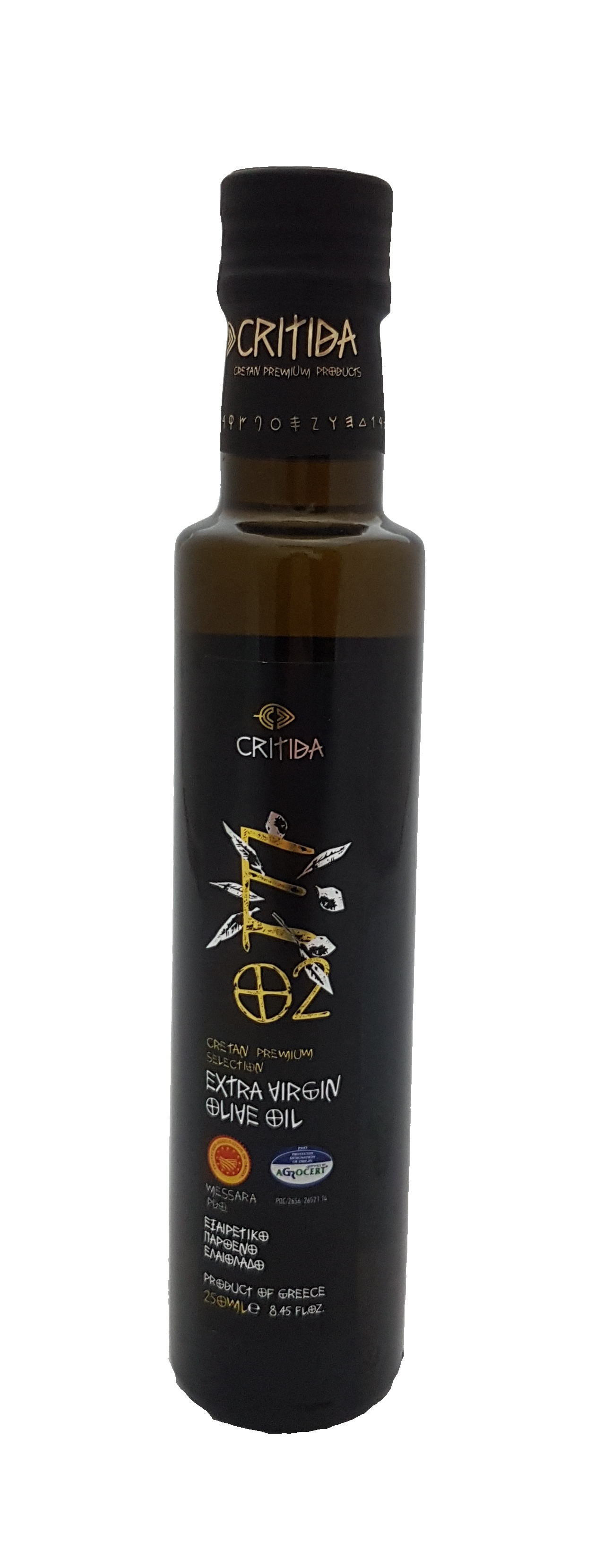Extra pan. olivový olej MESSARA PDO 250 ml sklo